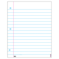 Trend Enterprises Notebook Paper Wipe-Off® Chart, 22" x 28" T1095